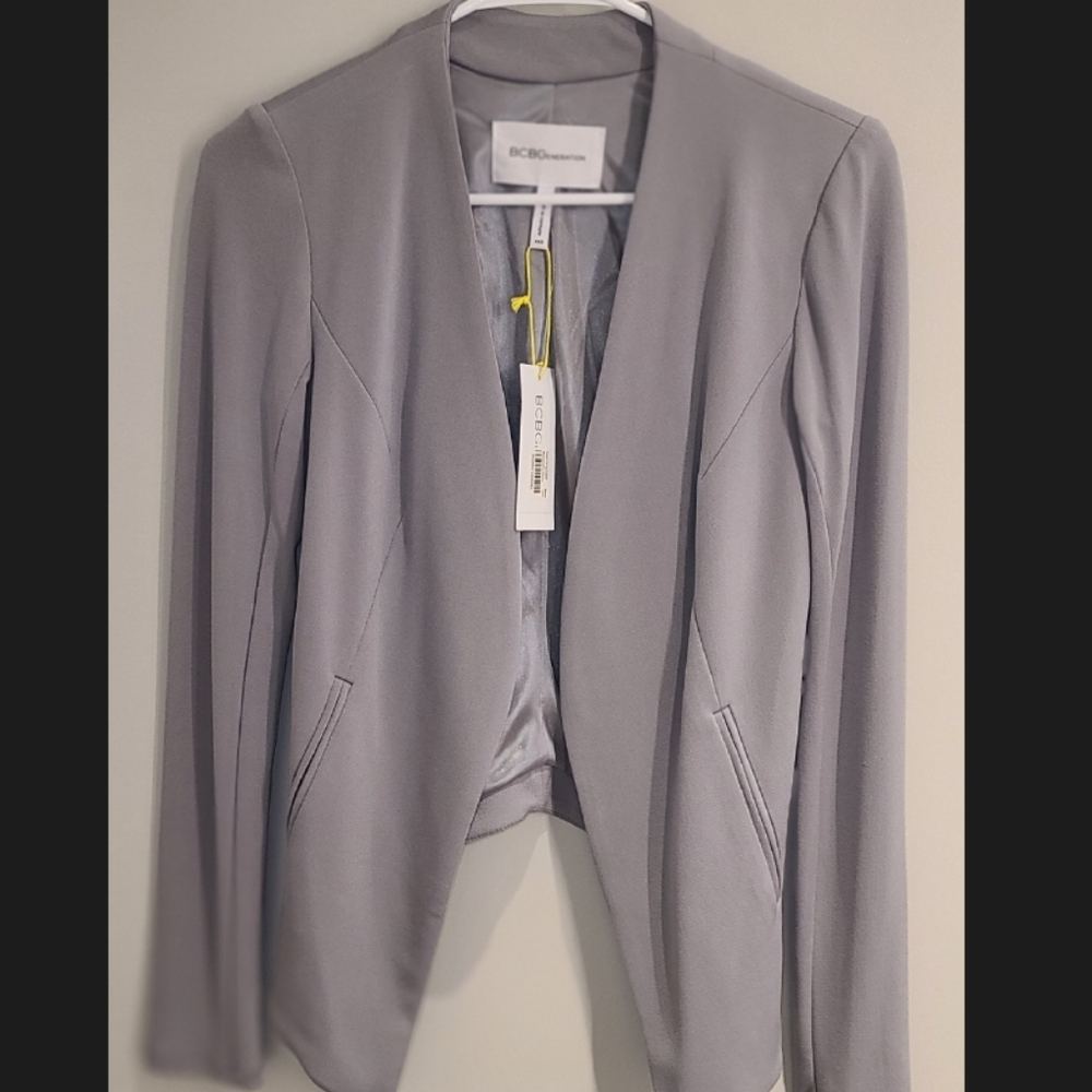 BCBG blazer size xxs grey